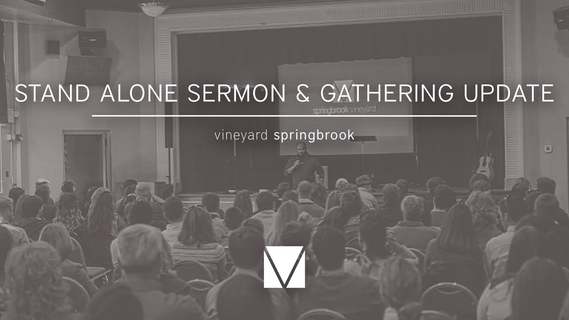 Stand Alone Sermon & Gathering Update